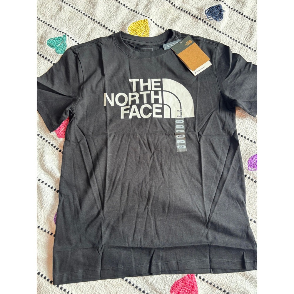The North Face Womens Black Logo T-Shirt Size XS